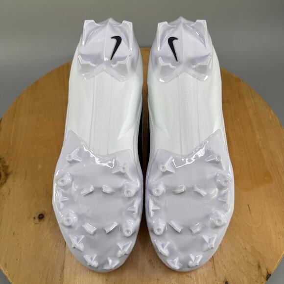 Nike Vapor Edge Elite 360 2 Mens Size 12 Football Cleats White Black FZ4268-100 - Picture 7 of 9
